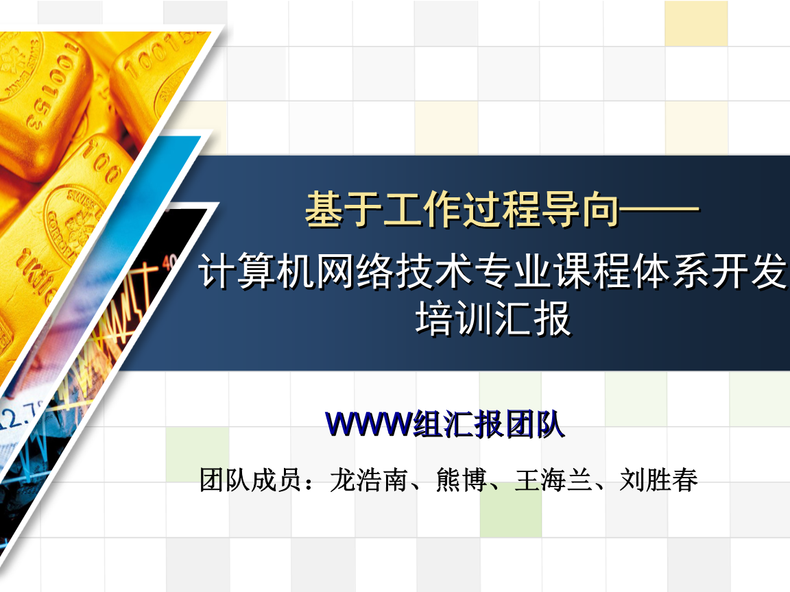 計(jì)算機(jī)網(wǎng)絡(luò)技術(shù)專(zhuān)業(yè)課程體系開(kāi)發(fā)培訓(xùn)匯報(bào)